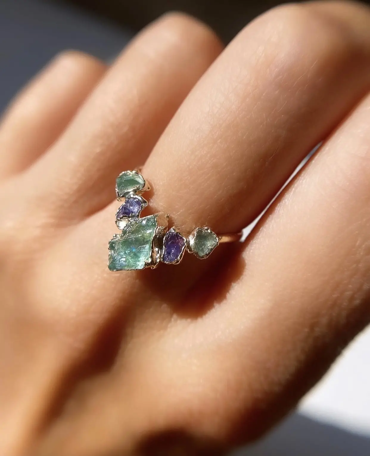 Ring versilbert