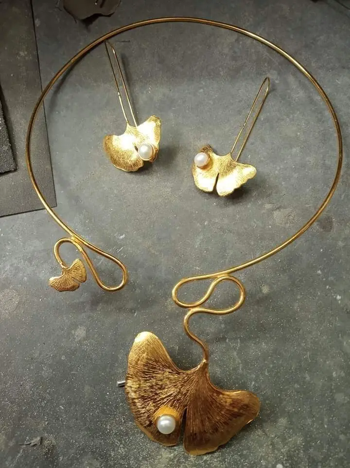 Ginko vergoldet