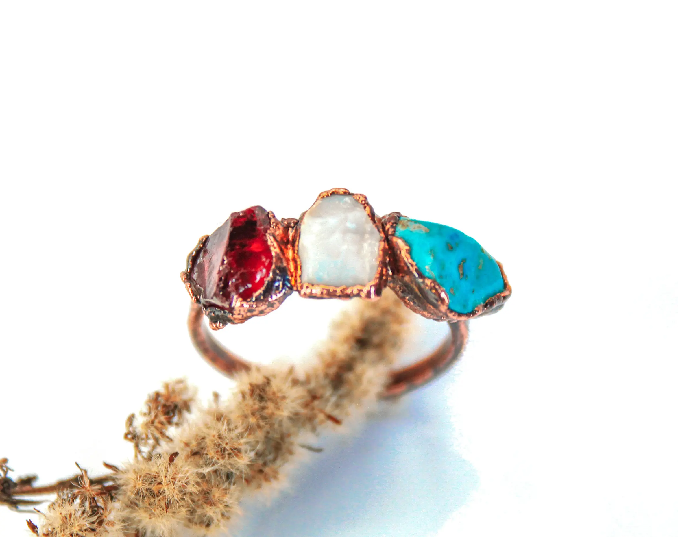 Ring patiniert