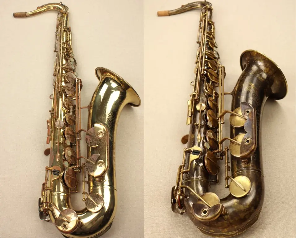 Saxophon patiniert